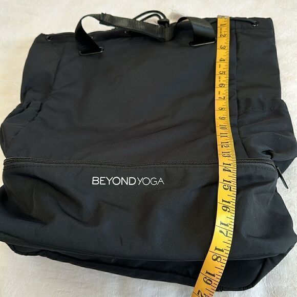 Beyond Yoga Black Convertible Backpack Bag